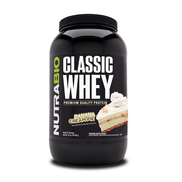 Сывороточный протеин NutraBio Classic Whey Protein 900 г Бан...