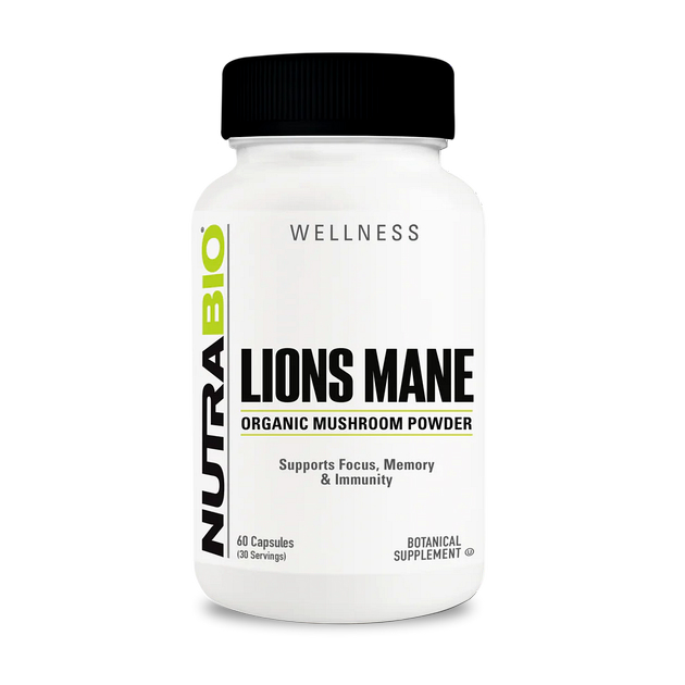 Ежовик гребенчатый NutraBio Lion's Main Organic 500 мг 60 ка... Ежовик гребенчатый NutraBio Lion's Main Organic 500 мг 60 ка...