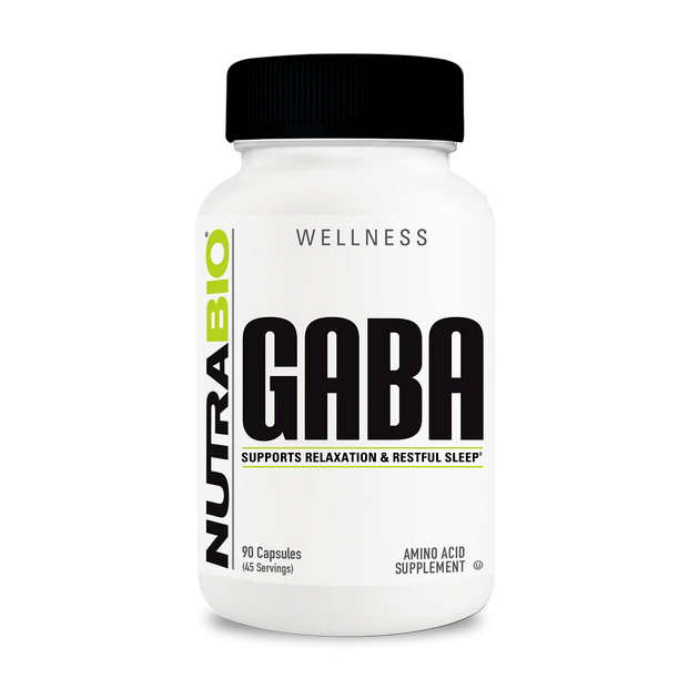 Нейромедиатор NutraBio GABA 500 mg 90 кап Нейромедиатор NutraBio GABA 500 mg 90 кап