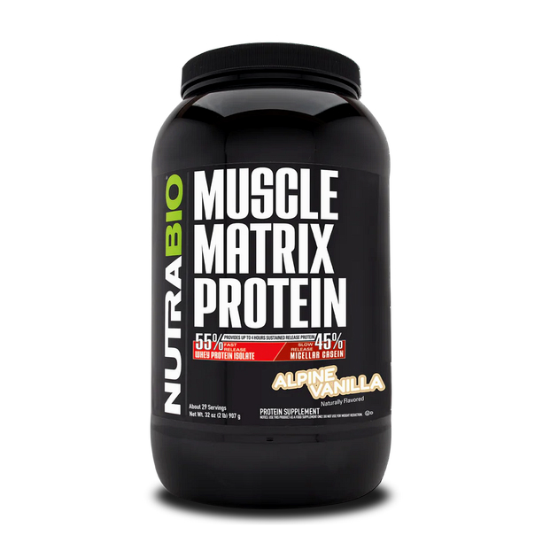 Протеин комплексный NutaBio Muscle Matrix 900 г Альпийская в...