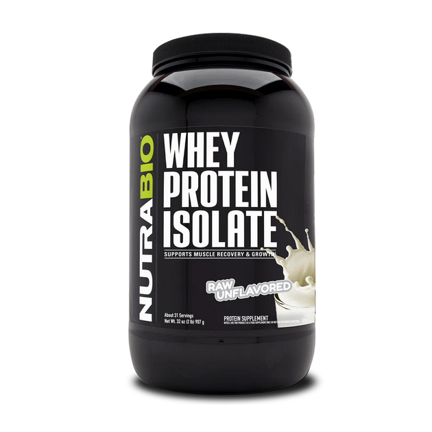 Изолят сывороточный NutraBio Whey Protein Isolate 900 г Безв...
