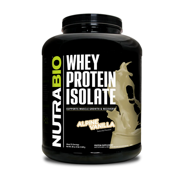 Изолят сывороточный NutraBio Whey Protein Isolate 2300 г Аль...