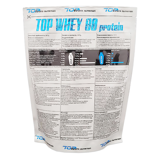 Протеин TOP Whey WPC 80 Protein 706 г Банан-1 Протеин TOP Whey WPC 80 Protein 706 г Банан-1