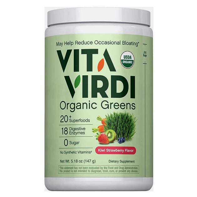 Суперфуд с пребиотиками и ферментами VitaVirdi Organic Green...